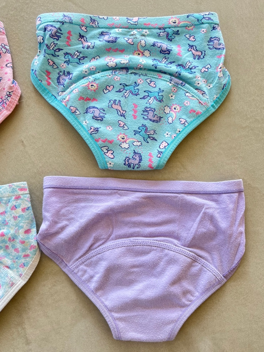 Hanes Toddler Girls' Potty Trainer Briefs Underwear, 4-Pack, 4-5T - Picture 5 of 11